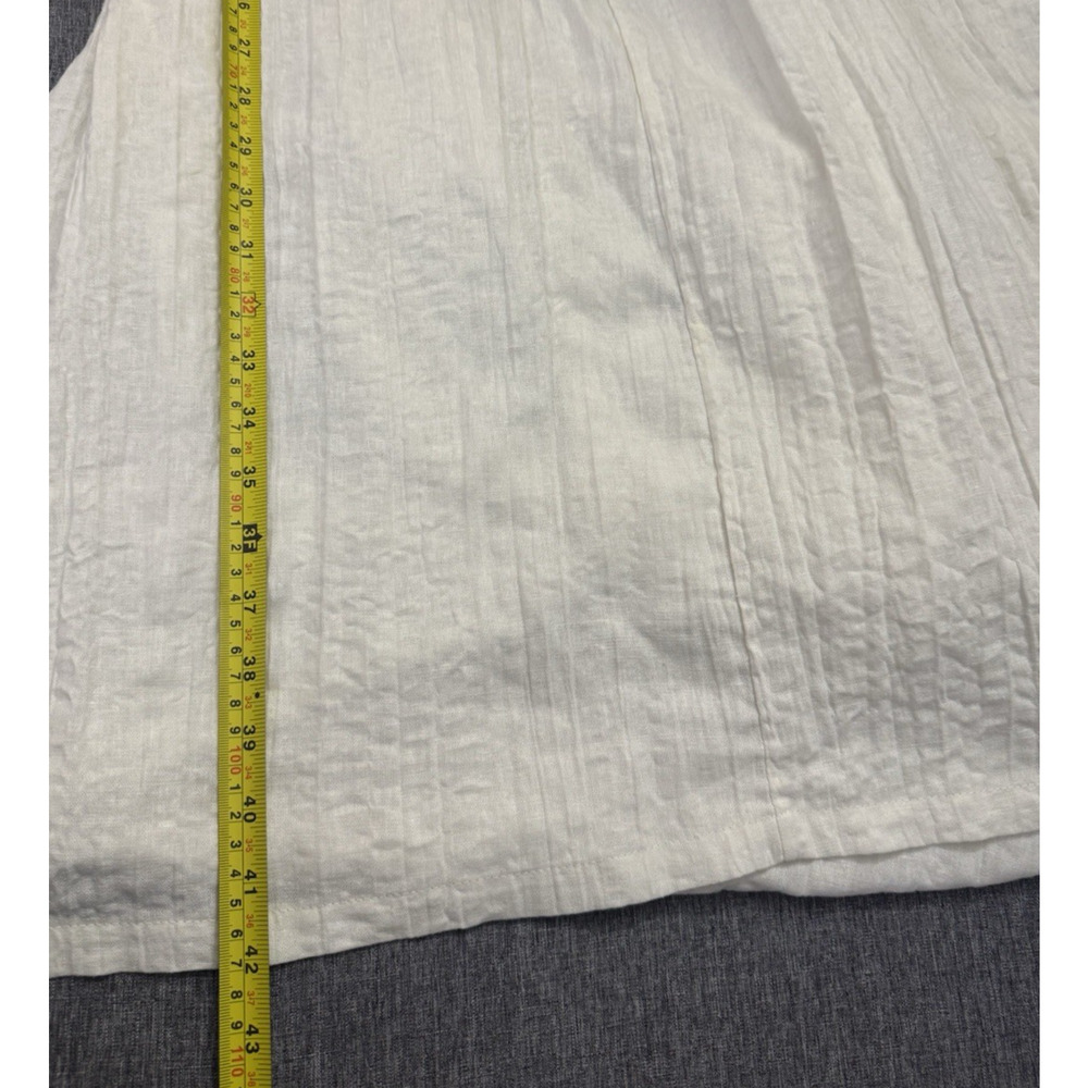 Desiree Klein Hedy Sleeveless Wrap Dress Ivory Size Small - Picture 9 of 12